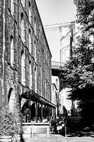 Time Out Market New York in black and white