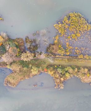 Aerial view National Park De Biesbosch by Jeroen Kleiberg