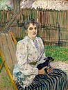 Dame met een Hond, Henri de Toulouse-Lautrec van Liszt Collection thumbnail