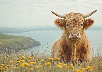 Highland Cow  van Niklas Maximilian