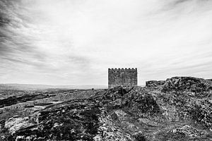 kasteel bij Celorico da Beira van Rick Van der Poorten