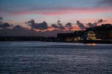 Mediterranean sea in Valletta, Malta by Werner Lerooy