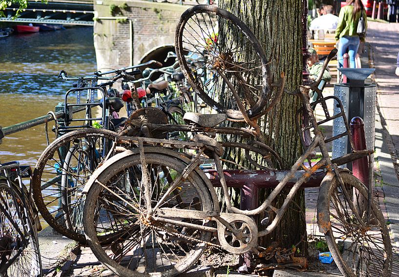 In the Amsterdam canals by Erik Johansson