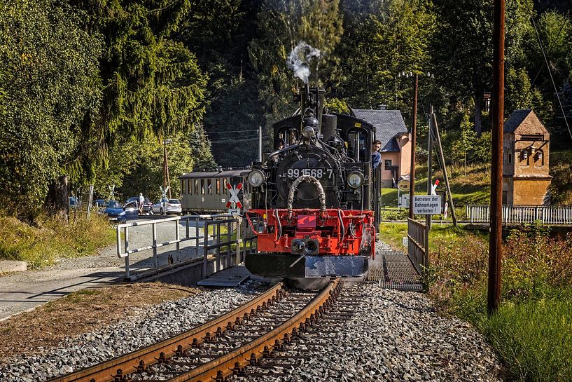Stoomloc 991568-7 van de Pressnitztalbahn van Rob Boon