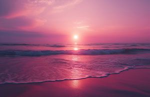 Sonnenuntergang über dem Mittelmeer
