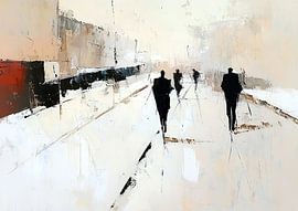 Menschliche Formen in Bewegung von Zen und Mehr