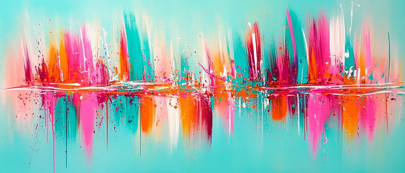 Colourful modern work of art by Poster Art Shop