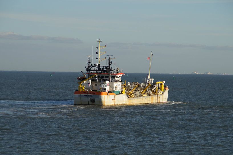 Fischerboot Wattenmeer von Maurits Bredius