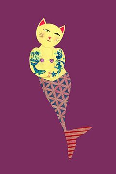 Merkitty, the Mermaid Kitten by Karolina Grenczyk