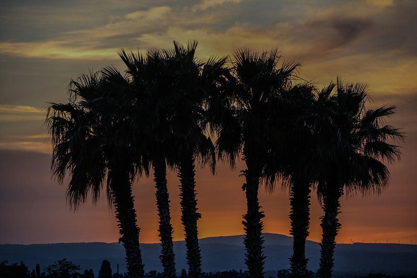 Coucher de soleil en Sicile par Ton Wever