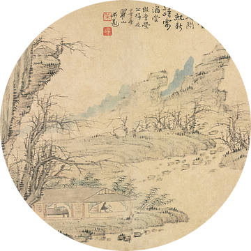 Mei Qing - Landschappen in verschillende stijlen naar oude meesters 01 (1690)