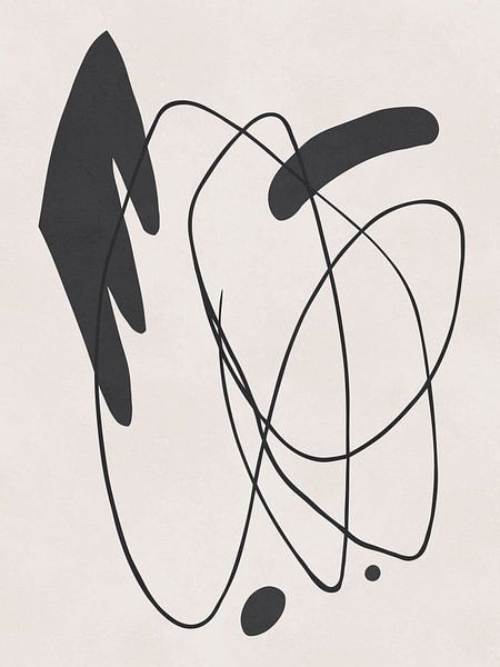 Expressionist shapes and lines 5 by Vitor Costa