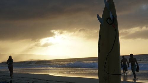 Profiter de la vue du coucher de soleil