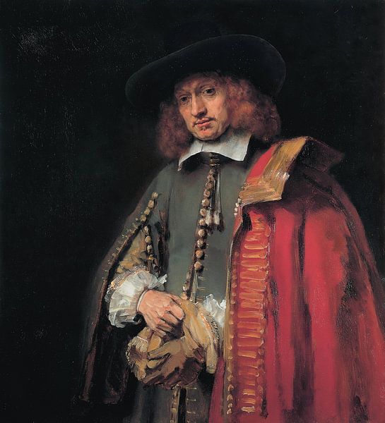 Portret van Jan Six, Rembrandt van Rembrandt van Rijn