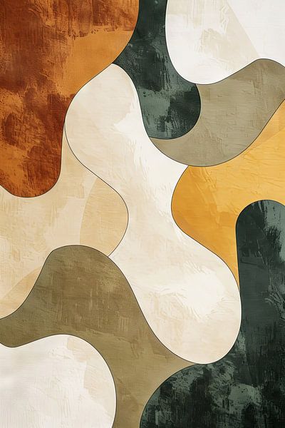 Flowing shapes by Poster Art Shop