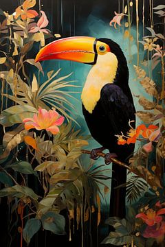 Toucan coloré sur Whale & Sons