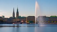 The skyline of Hamburg by Henk Meijer Photography thumbnail