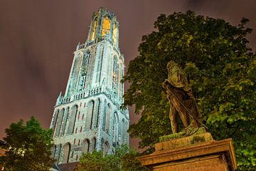 Domtoren vanaf Domplein  van Martien Janssen