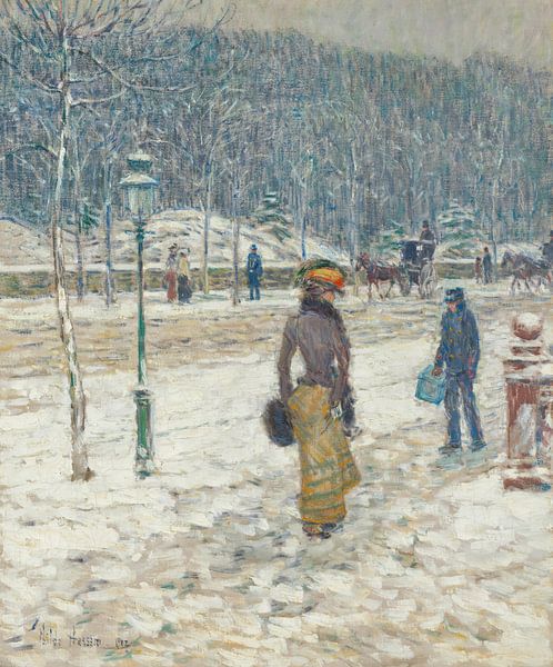 New Yorker Straße, Childe Hassam von Meisterhafte Meister