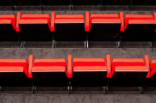 Abstracte rode lijnen