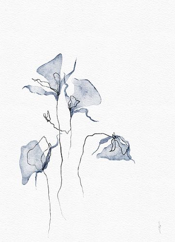 DELFTS BLAUW digitale aquarel