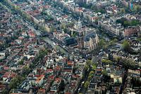 Amsterdam seen from the sky