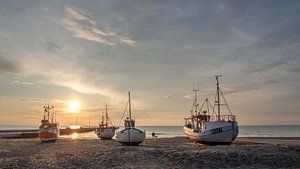 Sunset in Denemarken van Frans Nijland