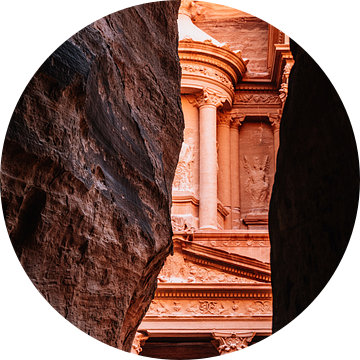 Historische stad Petra in Jordanië van Expeditie Aardbol