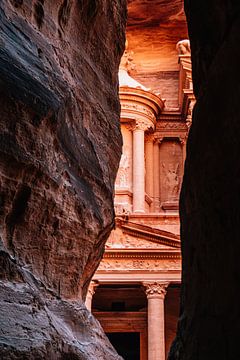 Historische stad Petra in Jordanië van Expeditie Aardbol