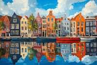 Häuser an einer Gracht