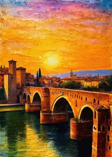 Castelvecchio Zonsondergang