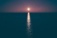 Sonnenuntergang über dem Wattenmeer bei Terschelling von Alex Hamstra Miniaturansicht
