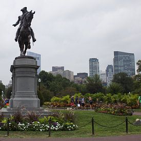 The George Washington Statue in Boston Public Garden van Bastiaan Bos