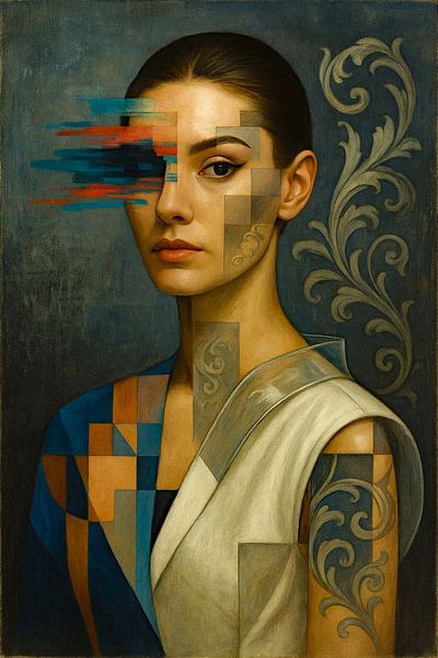 Porträt - Selbstporträt in Fragmenten von Moonheart Artworks