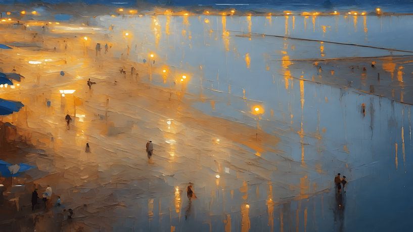 Abstrakter Strand von Jolique Arte