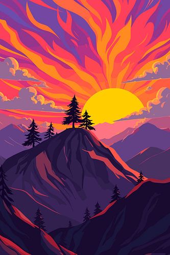 mountain by Ricko Van Houten