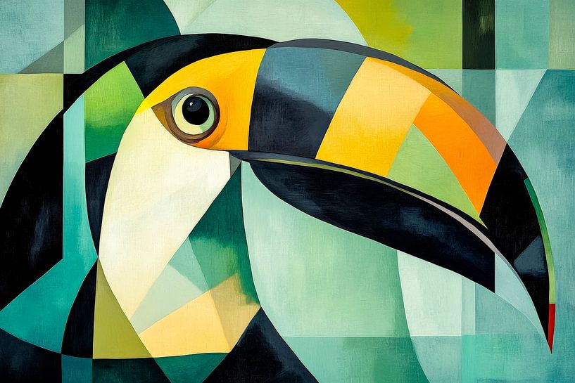 Colourful plumage - toucan in focus by Poster Art Shop