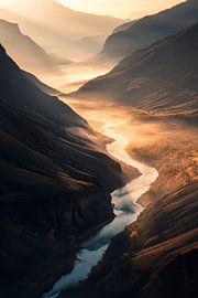 Dawn valley by Poster Art Shop