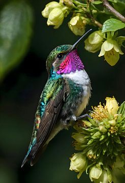 Kolibrie: Gedrapeerd in levendige tinten van Sanne den Engelsman
