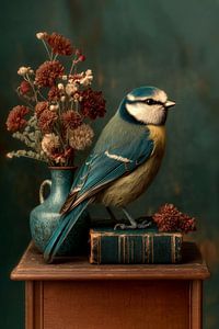 Vintage Blaumeise