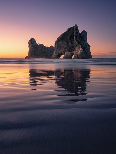 Wharariki Beach (Zuidereiland, Nieuw-Zeeland)