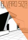 Alvaro Siza 4 - Oranje Driehoek van TAAIDesign thumbnail