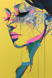 Woman figure by Abstract Painting