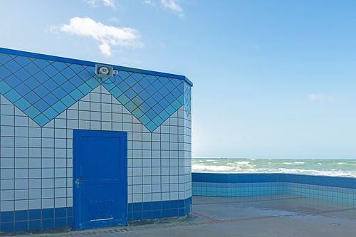 Strandhäuschen an der Opalküste