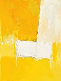 Warm Yellow with White Panel by Modern Collection