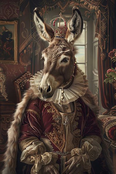 Royal donkey by Poster Art Shop