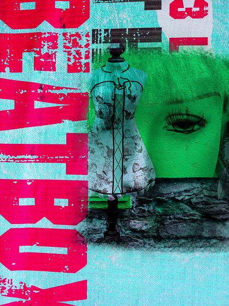 The green face and BEATBOX by Gabi Hampe