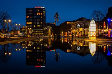 Enschede station square by Bas Greevink