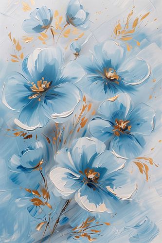 Fleurs bleues