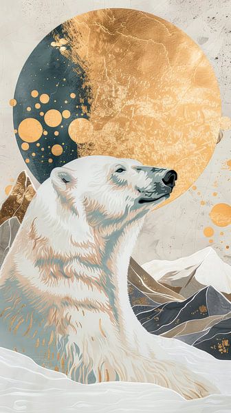 Nuit polaire d'or par ByNoukk